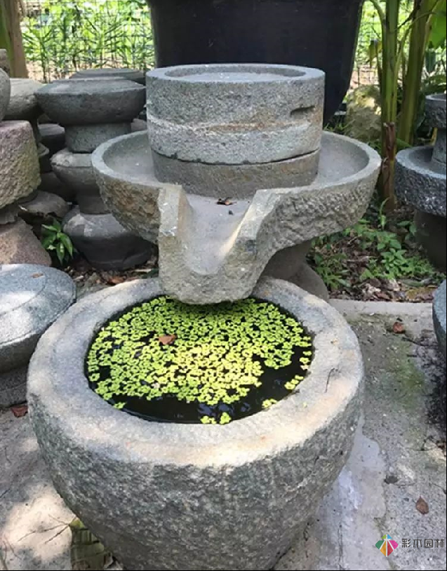 花園設計中的老石器應用,妙到了極點