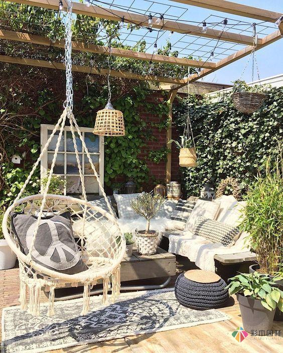  三十款庭院設計之休閑角案例，給庭院生活增添無限吸引力