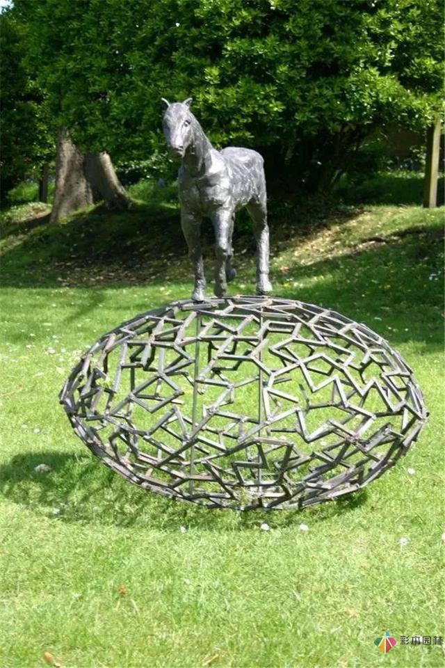 園林景觀設計中的動物小品，一不小心驚醒了精靈