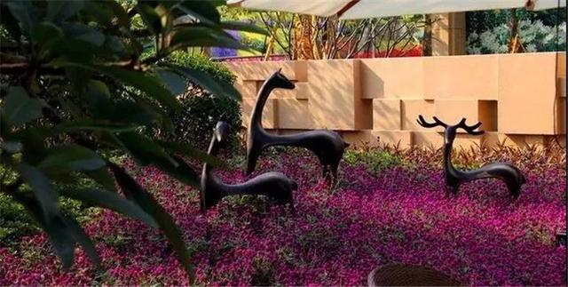 園林景觀設計中的動物小品，一不小心驚醒了精靈