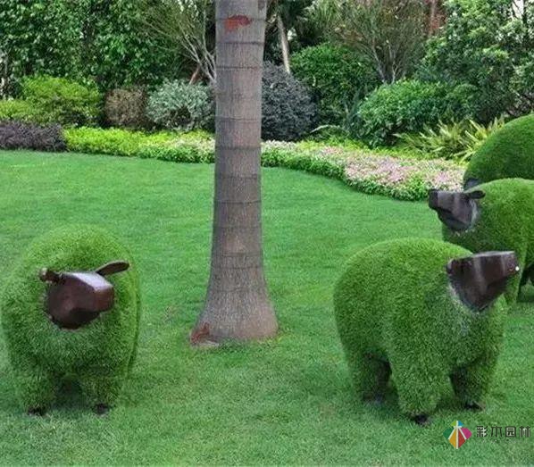 園林景觀設計中的動物小品，一不小心驚醒了精靈