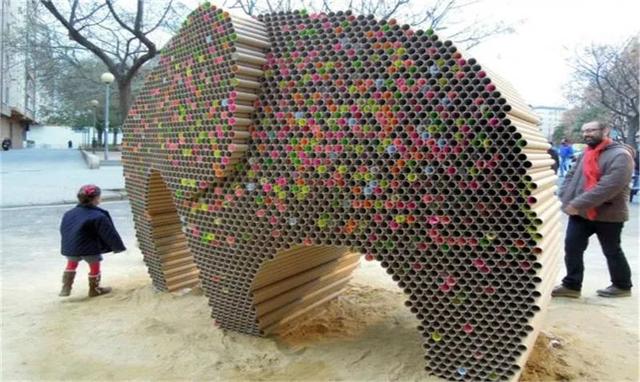 園林景觀設計中的動物小品，一不小心驚醒了精靈