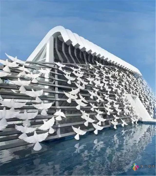 園林景觀設計中的動物小品，一不小心驚醒了精靈