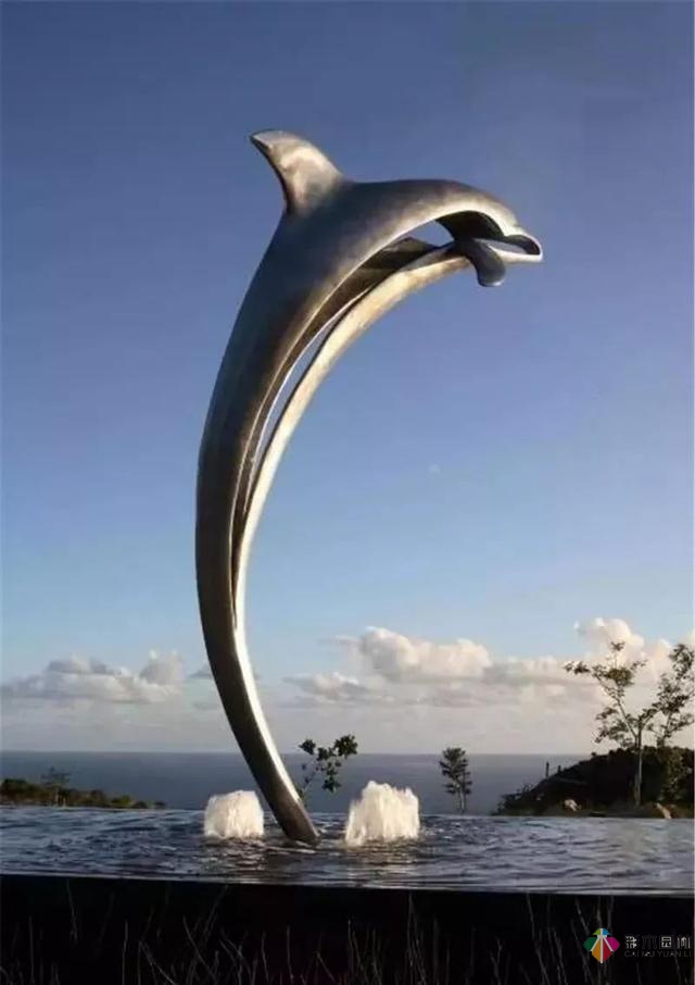 園林景觀設計中的動物小品，一不小心驚醒了精靈