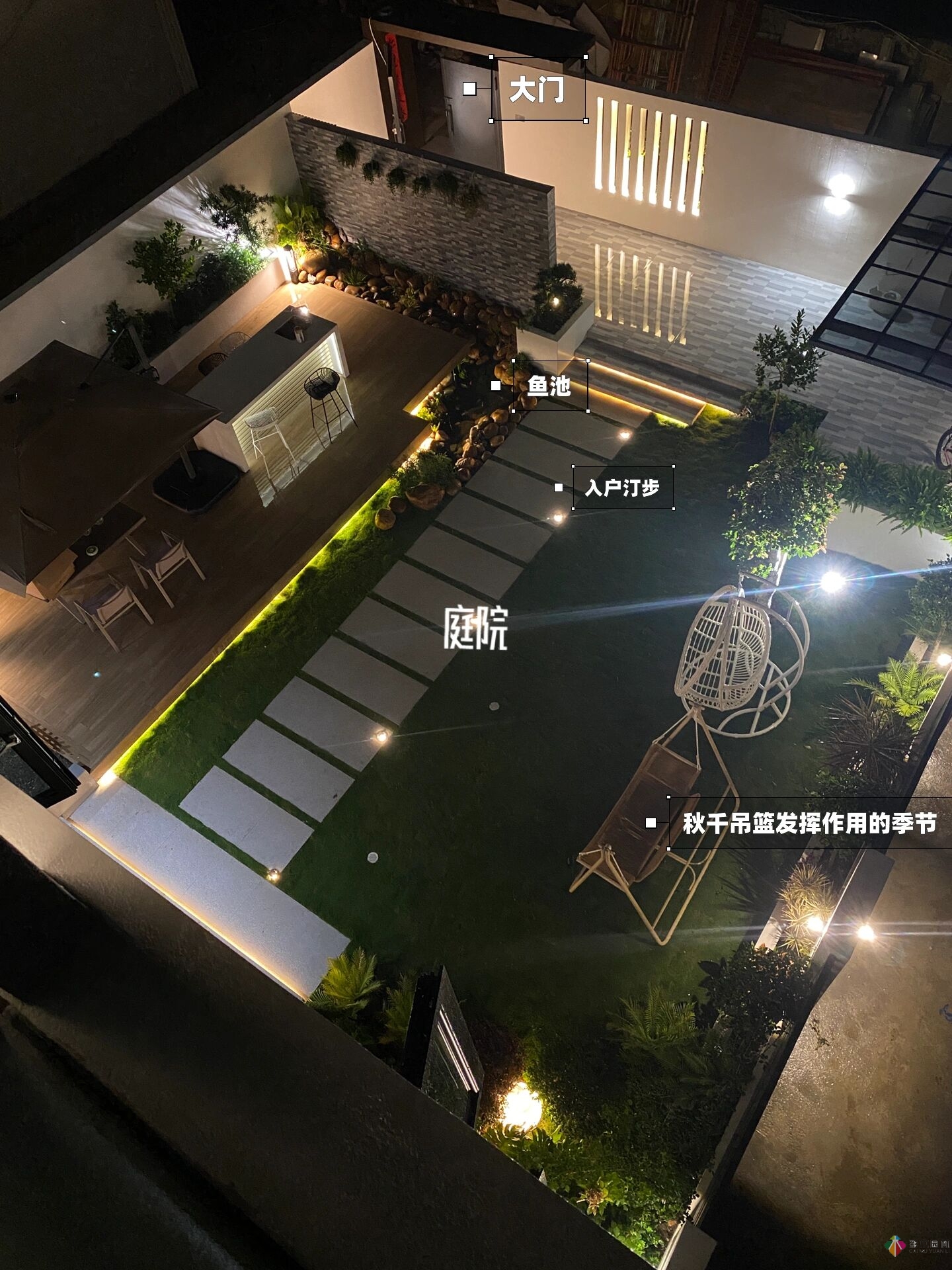 花17萬，改造農村自建房150 m2庭院花園，入住三個月，感覺好
