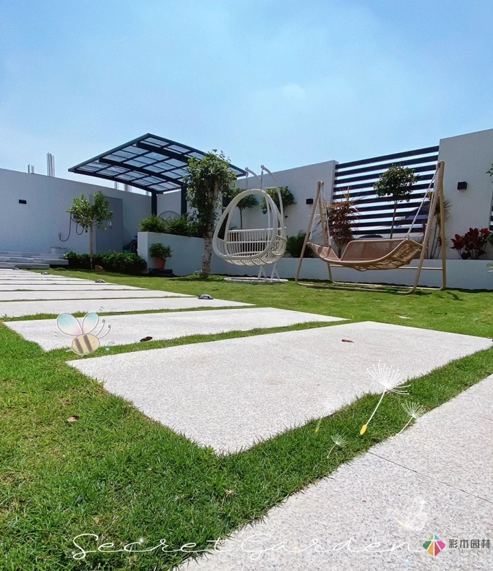 花17萬，改造農村自建房150 m2庭院花園，入住三個月，感覺好